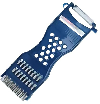 Picadora manual para verduras | Pelador manual para patatas | Rallador de verduras con toma ergonómica para pelar cortar y cortar