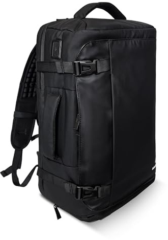 NANDADEVI Rucksack Herren, 40l, großer, robuster, wasserabweisender Wanderrucksack mit Trocken- und Nassisolierung, Laptop-Rucksack für 17,3-Zoll-Laptops