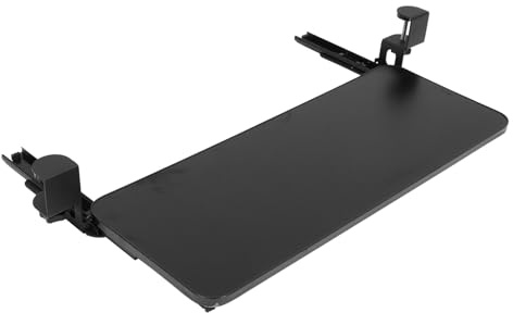 CLISPEED Bandeja Deslizante para Teclado Bandeja Deslizable para Mesa Abrazadera para Computadora Deslizable para Mesa para Teclado Uso Escritorio