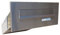 D-042 Edelstahl Mauerdurchwurf Briefkasten mit Namensschild (Tiefe: 35-50 cm) - LETTERBOX24.de