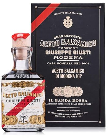 Giusti - Aceto Balsamico di Modena IGP 5 Medaglie d’oro – Cubica 250ml con astuccio