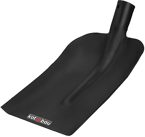 KOTARBAU® Robuste Schaufel 270 x 244 mm Gartenschaufel für 38 mm Stieldurchmesser Stahlschaufel zum Aufnehmen von Schüttgut OHNE STIEL