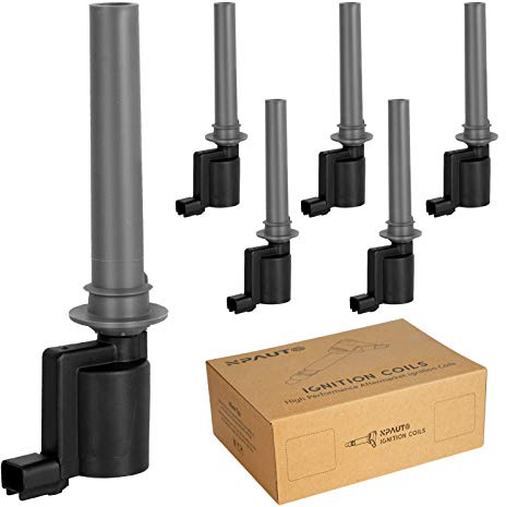 Ignition Coil Pack Set of 6 Compatible with 3.0 V6 2001 2002 2003 2004 2005 2006 2007 2008 Ford Escape, Ford Five Hundred 500, Freestyles, Taurus, Mazda Tribute, Mercury Mariner Montego Sable, DG500