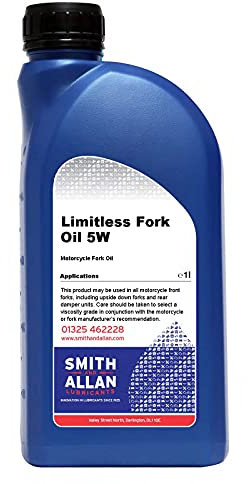 Smith & Allan High Performance 5W 5wt Motorcycle Fork Oil Suspension Fluid 1 litre 1L