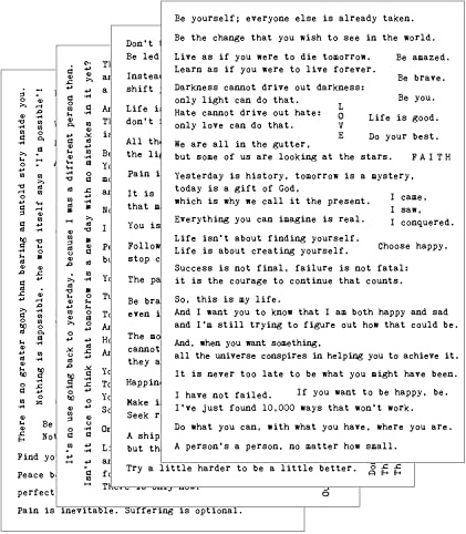 Esland Inspirierende Zitate Motivierende Skripte Planer Aufkleber Vintage Schreibmaschine Sprüche Buchstaben Ästhetik Tagebuch Scrapbook Kunst Handwerk Zubehör Aufkleber