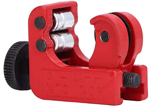 Wnvivi Mini Tagliatubi per Tubi, Tagliatubi per Tubi in Acciaio Legato Piccolo, Tagliatubi in Alluminio Rame per 3‑22mm (1/8in‑7/8in)