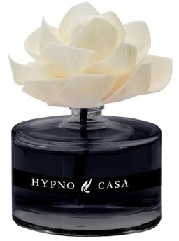 HYPNO CASA - Cofanetto Regalo con Diffusore di Fragranza Profumata per Ambiente con Fiore - 60ml (Pepe nero)