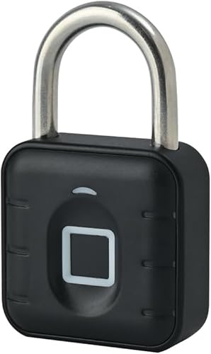 Lucchetto con Impronta Digitale Intelligente Biometrico Senza Chiave per Armadietto della Palestra, Bagagli, Valigie ad impronte digitali resistente alle intemperie impermeabile per magazzini