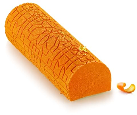 Silikomart - Moule à bûches 100 % silicone platine - Maya Buche