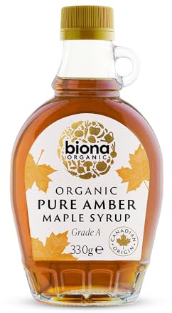 Biona Organic Maple Syrup 330g - Amber, Grade A - Pure Canadian