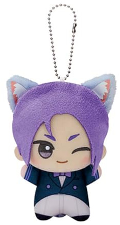 Zhongkaihua 10CM Reo Mikage Plush Pendant Figure Anime PP Cotton Stuffed Travel Car Home Bag Keychain Wall Decor Soft Cushion Pillow Gift for Fans
