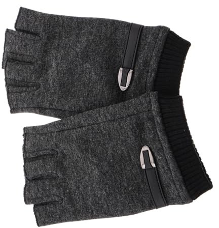 HANABASS Winter-halbfingerhandschuhe Fingerlose Thermohandschuhe Zum Radfahren Und Fahren Im Herbst Warme Handschuhe Für Outdoor-sportaktivitäten