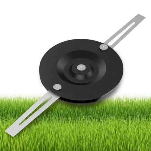 Cuchilla Desbrozadora, RosyFate 2 Pcs Cuchilla de Metal para Cortabordes, Incluye Discos Desbrozadora, Cortacésped Repuestos para Cabezal de Corte, para Einhell Cortabordes