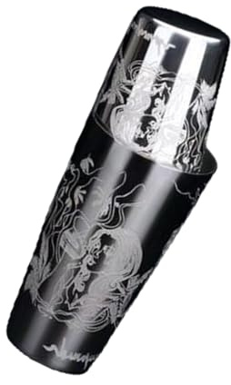 Professionale 304 In Acciaio Inox Incisione Cocktail Shaker Grande Capacità Drink Mixer con Impugnatura Ergonomica Strumento di Miscelazione Resistente alla corrosione Accessori