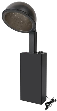 Hooded Hair Dryer 1200W, Professional Hooded Standing Salon Dryer with 0-60min Timer, Salon Conditioning Hair Care 85-140℃/185-284℉ Adjustable Temperature, for Homes, Beauty Salons, Studios