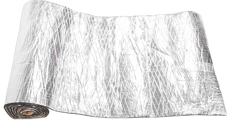 Laine d'Isolation Acoustique 7mm pour Voiture, Matériau Anti - Bruit avec Feuille d'Aluminium, Outil de Soundproofing Auto pour Habillage Intérieur, Durable et Efficace à Long Term