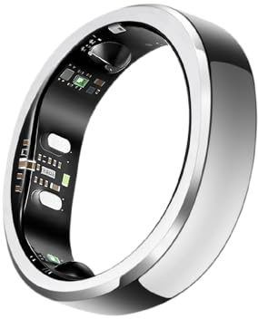 RingConn Gen 3, Der weltweit erste Smart Ring mit Gefäßtrend-Analyse | ohne App-Abonnement, mit Vibrationsbenachrichtigungen, Schlaf, Fitness, Herzfrequenz, 14 Tage Akku, Größe vorher prüfen