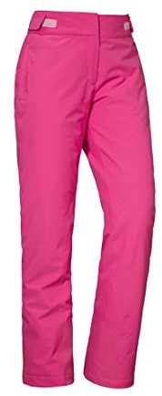 Schöffel Damen Ski Pants Pinzgau1, wind- und wasserdichte Schneehose mit 2-Wege-Stretch, atmungsaktive Damen Hose mit Schneefang, cabaret, 46