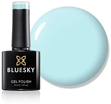 Bluesky Gel Nail Polish, Spring 2021 Collection, Dream On Your Feet Ss2104, 10 ml, Baby Blue, Pastel, Light Blue (Requires Curing Under LED or UV Lamp)