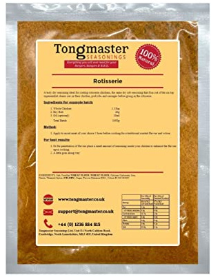 Rotisserie BBQ Dry Seasoning Spice Rub - 200g (40g coats 1kg of meat)