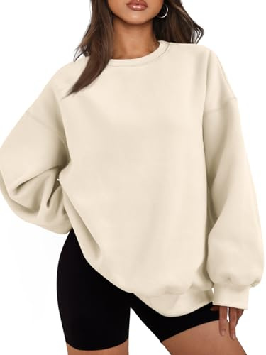 EFAN Damen Lässig Sweatshirt, Aprikose, 36