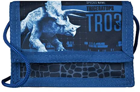 Theonoi Geschenkidee Kinder Geldbörse Geldbeutel Portemonnaie Brieftasche Brustbeutel (Dinosaurier)