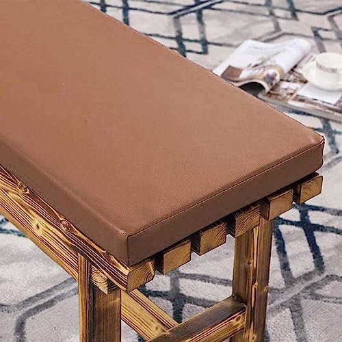 YURRO PU Leder Lange Stuhl Bank Kissen,Rutschfeste Outdoor Bank Sitzpolster,Wasserdichte Garten Terrasse Schaukel Stuhl Kissen,Abnehmbare Stuhl Sitzmatte