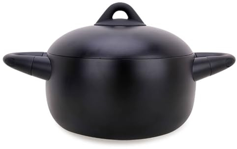 Maestro Cooking Pot with Lid, Sturdy Cast Aluminum, Ergonomic Design, Internal Non-Stick Coating, Induction Bottom (3L / Diameter 20cm)
