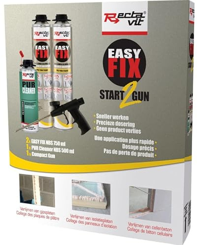 Easy fix Start2gun Montagekleber Set PU Montagekleber. Rectavit