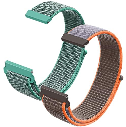 CeiBand armband nylon mjuka sportband klockarmband ersättningsband med kardborreband justerbart klockarmband män och kvinnor, 20mm