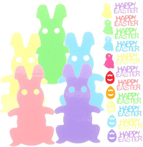 OFFSCH 5taschen Ostern Konfetti Aus Bunte Streudeko Für Ostern Tischdekoration Einladungen Und Bastelprojekte Sicher Und Leicht Für Feiern Und Fotorequisiten