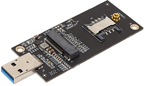 Adattatore per Scheda SIM, Adattatore per Scheda SIM USB Plug and Play Stabilità Adattatore da M.2 a USB Adattatore da NGFF a USB 3.0 con Slot per Scheda SIM Adattatore USB M.2