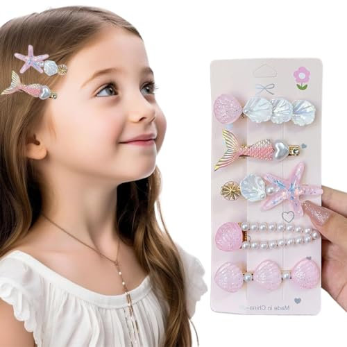 JEYORZY 5 Pezzi Graziosi Fermagli, Cartoon Design Fermagli per Capelli, Cerchietto per Capelli Bambina Multicolore, per Capelli Animali Clip
