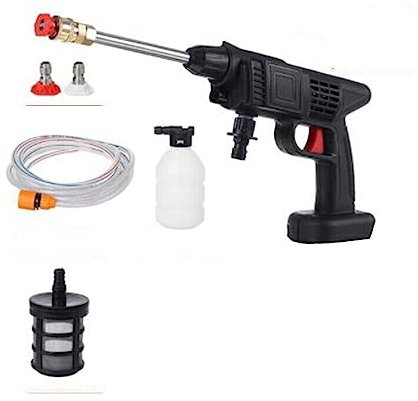 Idropulitrice, Idropulitrice Ad Alta Pressione Senza Fili Pistola Ad Acqua Ricaricabile For Lavaggio Auto Ricaricabile Pistola Ad Acqua Da Giardino Regolabile For Batteria 36V(No batteries)