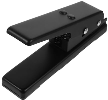 CLISPEED Gitarrenlocher Stanzset für Gitarrenplektren Tragbares Gitarrenzubehör aus Metall Vielseitiges Punch Werkzeug für Selbstgemacht Gitarrenbauer und Bassspieler