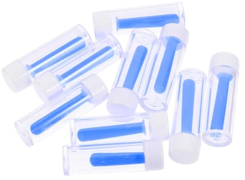 WATIIFUFU Removedor de Lentes de Contacto Reusable y Portátil Kit de 10 Piezas de Forma Fácil de Silicona Ventosa para Quitar Lentillas Blandas y Duras