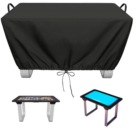 Safipotts Game Table Cover Compatible with 32 Arcade1Up Infinity Game Table, 420D Waterproof Screen Protector, Black