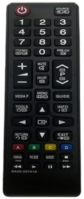 Mostpin 1 Mando a Distancia de Repuesto HX for AA59-00741A 3D Smart TV Aa59-00603a AA59-00496A AA59 Accesorios portátiles