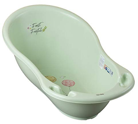 Baignoire bébé avec thermomètre Vert Forest 102 cm