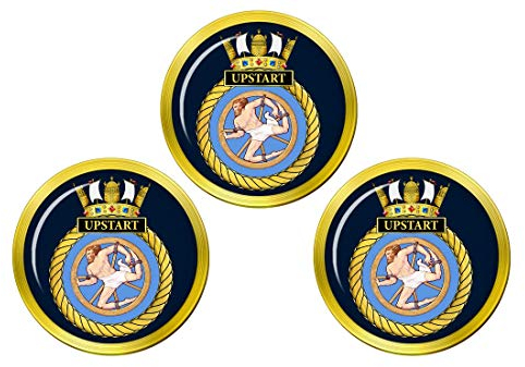 Giftshop UK Hms Upstart, Royal Marineblau Golfball Markierer