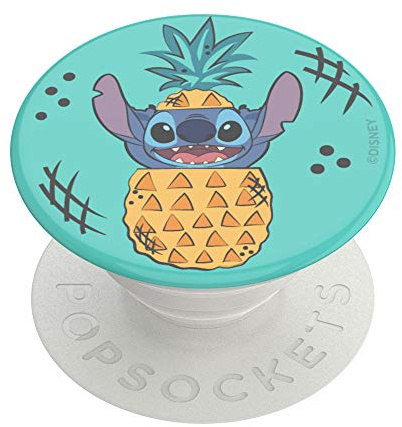 PopSockets PopGrip - Expanding Stand and Grip with a Swappable Top for Smartphones and Tablets - Stitch Pineapple