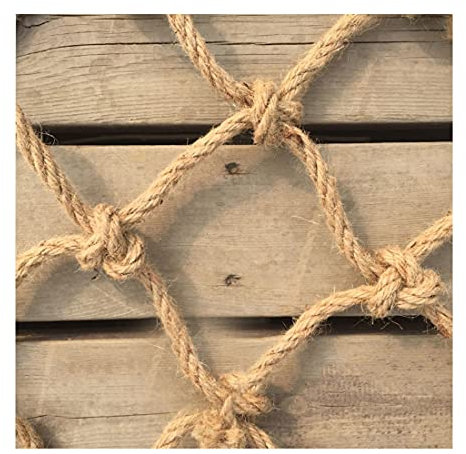 Rete in corda di canapa Decorazione Rete per uccelli Rete per arrampicata all'aperto Corda di canapa pesante Rete per il carico Rete per rimorchio per camion Rete per amaca Corda per foto impermeabile