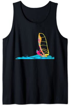 Windsurfen Windsurfer Geschenkidee Surfbrett Tank Top