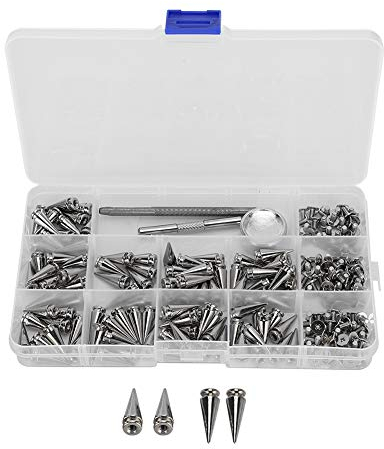 NDNCZDHC 7 X 20 Mm Punk-Nieten, Nieten Zum Selbermachen, Nieten Für Kleidung, Lederjacken-Spikes Für Kleidung, Schuhe, Ledergürtel, Taschenzubehör