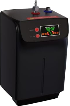 Flode Boiling Unit for Boiling Water Taps - Instant Hot Water Unit for Hot Taps - Boils Up to 98° Celsius – 3 in 1 & 4 in 1 Boiling Water Tap Boiler - 2.4l Insulated Tank in Stylish Matt Black