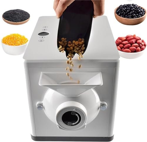 ZQJYMXY Automatic Coffee Bean Roaster, Coffee Roaster Max Capacity 1500g Beans Househould/Small Businiess Automatic Coffee Bean Roasting Machine 1600W