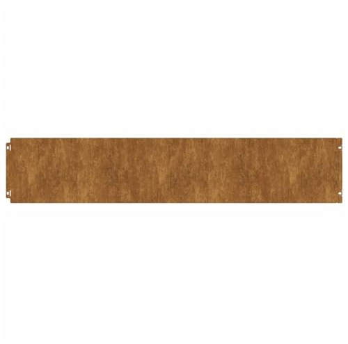 vidaXL Bordure per Prato 50 pz 20x103 cm Flessibili in Acciaio Corten, Bordi per Giardini, Bordi per aiuole da Giardino, Bordi per paesaggi