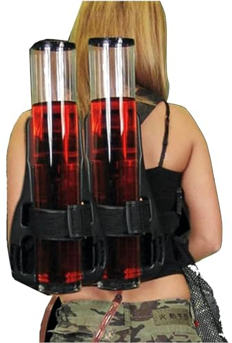 ZQNDFAC Dispensador de Cerveza Máquina de Cerveza y Bebidas Tipo Mochila, dispensador de Torre de Vino de Doble Barril para Bebidas/Cerveza/licores/Vino/Bebidas frías Regalo