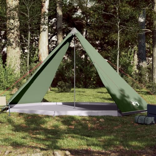 Outdoor Freizeit Familienzelt Tipi 8 Personen Grün Wasserdicht Camping & Wandern