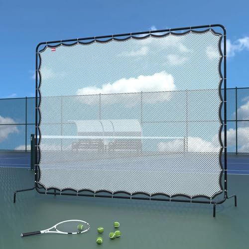 LXWKAI Tennis-Rebounder, Multisport-Trainings-Bounce-Back-Netz, Tennisplatz-Ausrüstung, für Tennis, Lacrosse, Hockey, Softball, Baseball